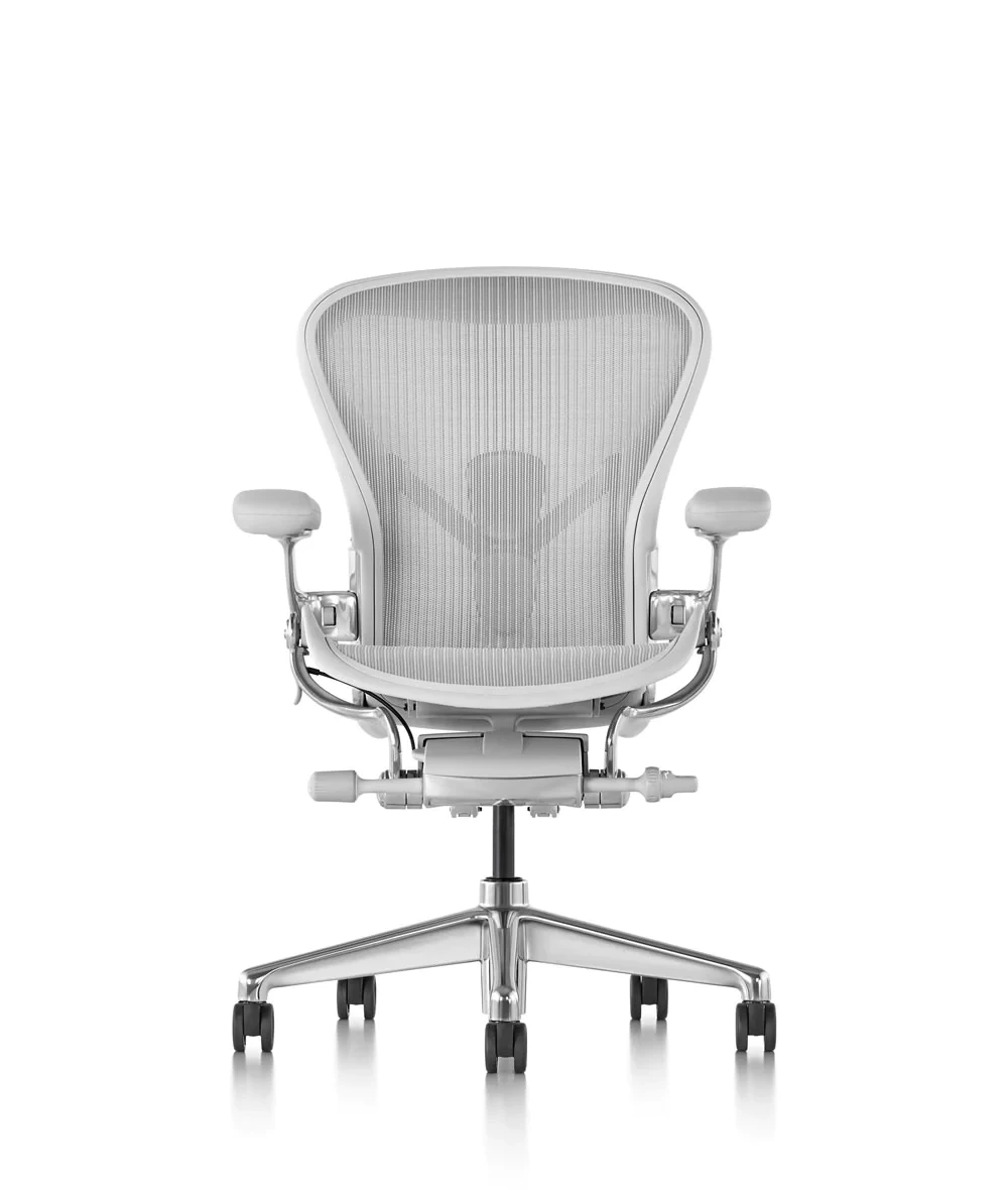 Aeron Mineral Polished Front View
